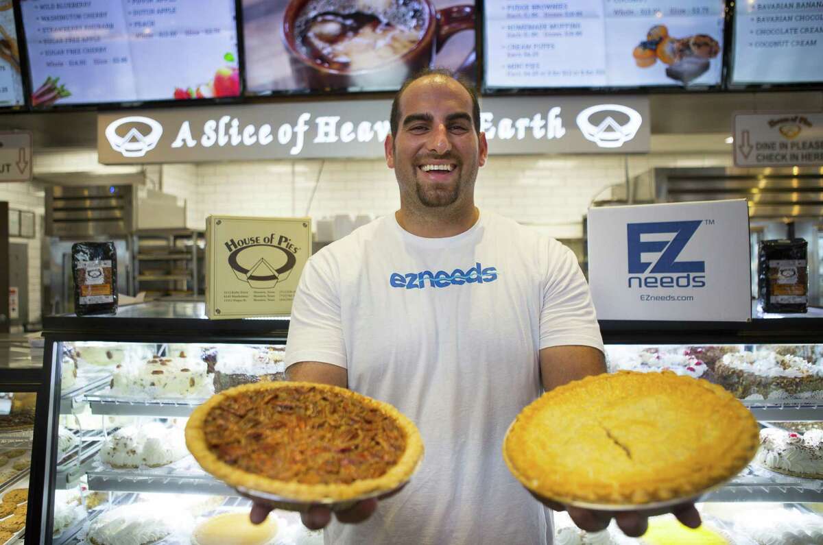 E-commerce business EZNeeds founder Nidal Ganim, whose family owns House of Pies, will now be selling House of Pies pies online for the first time through EZNeeds.com. Photographed at the House of Pies on Fuqua, Monday, Aug. 27, 2018 in Houston.