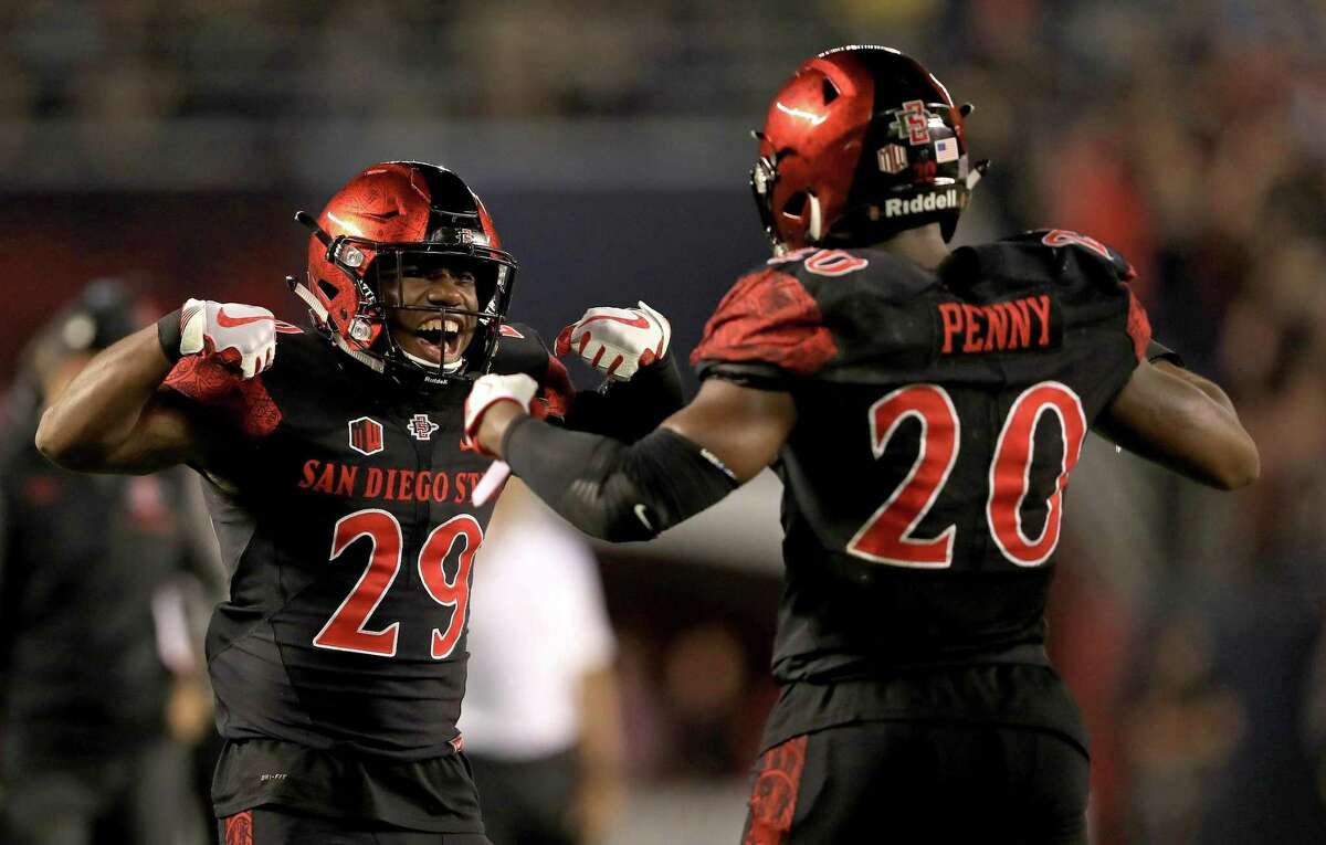 Men's Black San Diego State Aztecs Football Jersey