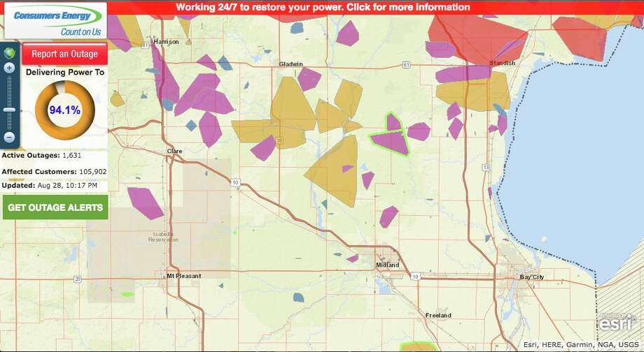 Consumers Energy Power Outage Map Maps Location Catalog Online
