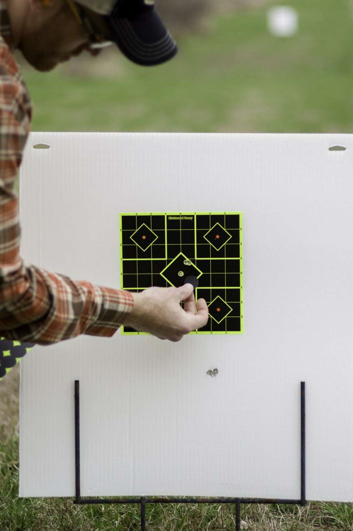 The Birchwood Casey Shoot-N-C targets can sure make seeing where you are hitting a lot easier when it comes time to sight in your rifle.