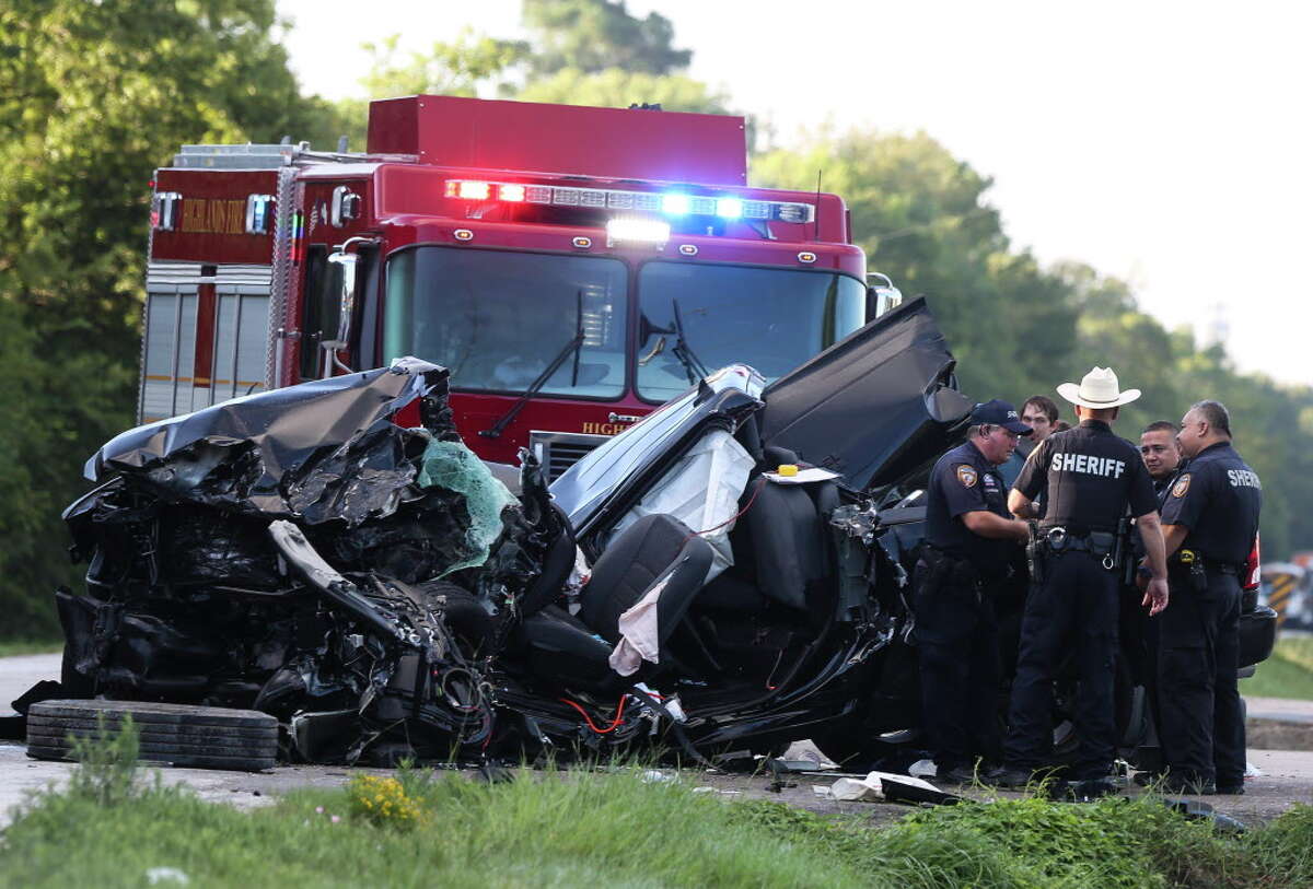 Man flown to hospital after major crash in Crosby