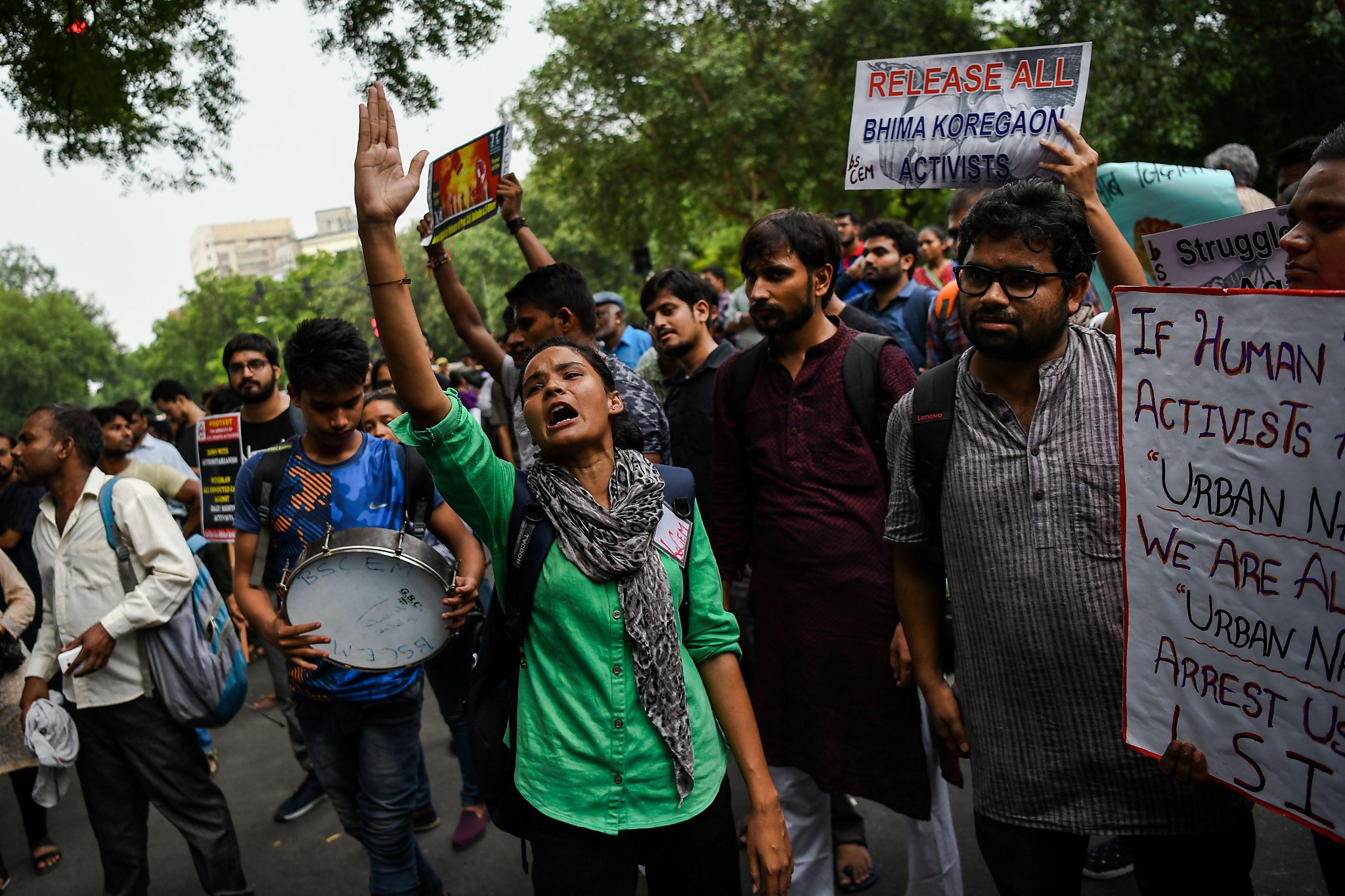 Activists in shackles: Indians denounce arrests as crackdown on dissent