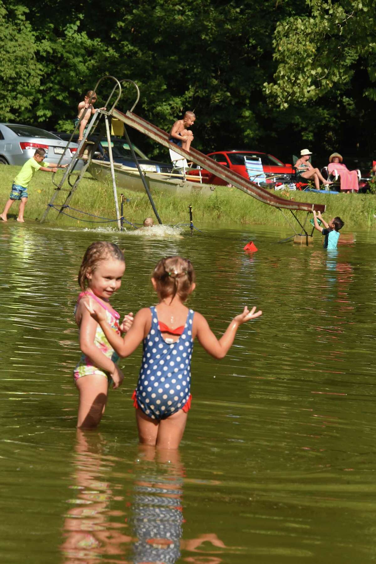 Kids swim at Little Troy Park on Wednesday, Aug. 29, 2018 in Charlton, N.Y. (Lori Van Buren/Times Union)