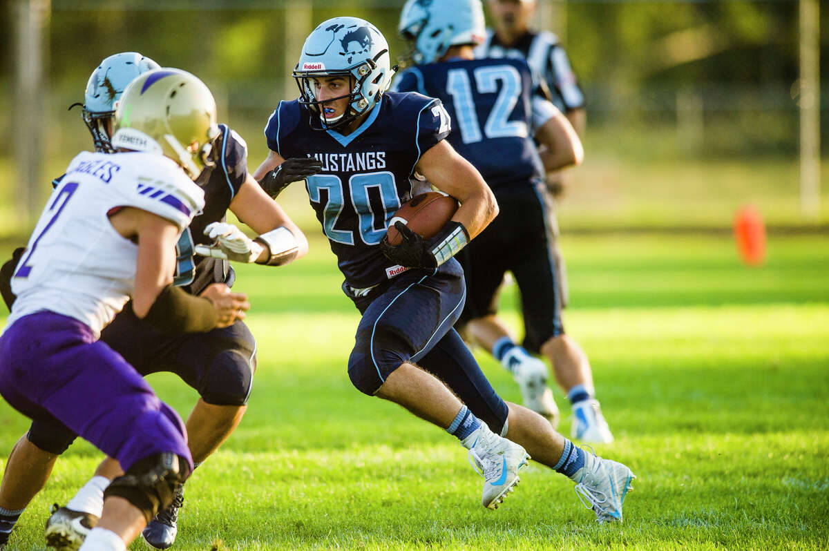 Meridian vs. Farwell football Aug. 30, 2018