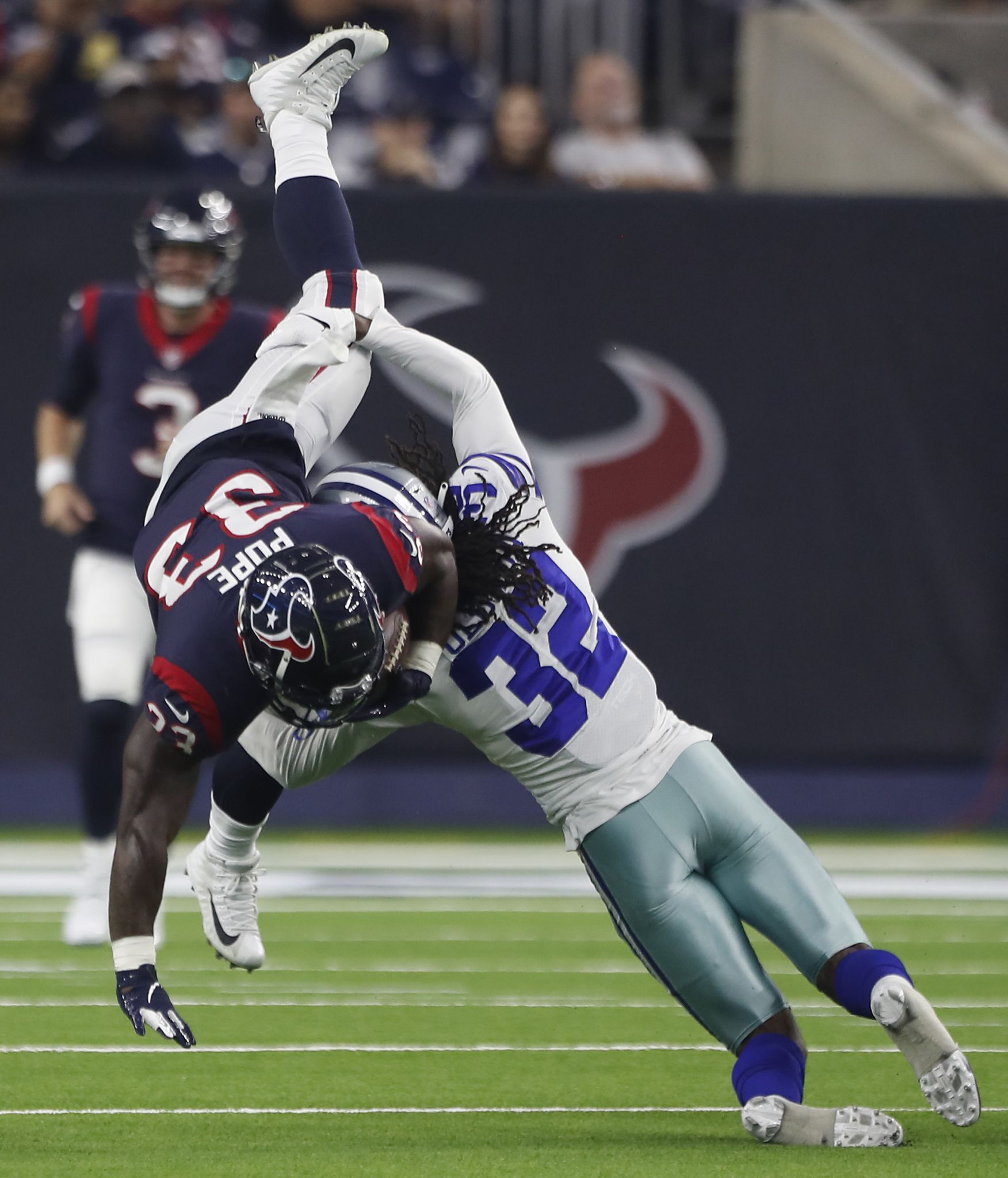 Texans rookie RB Terry Swanson scores touchdown in bid for roster spot