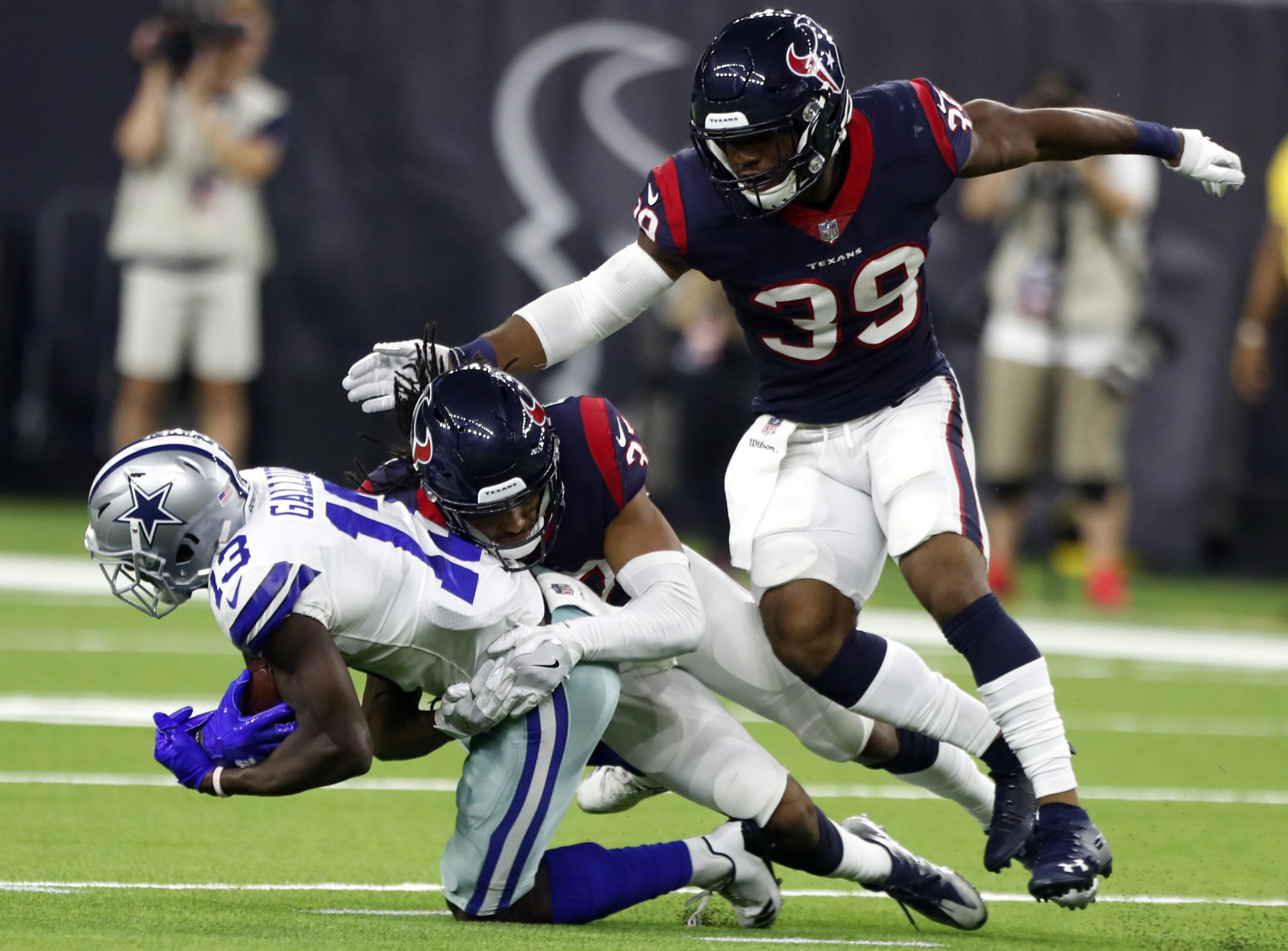 Texans rookie RB Terry Swanson scores touchdown in bid for roster spot