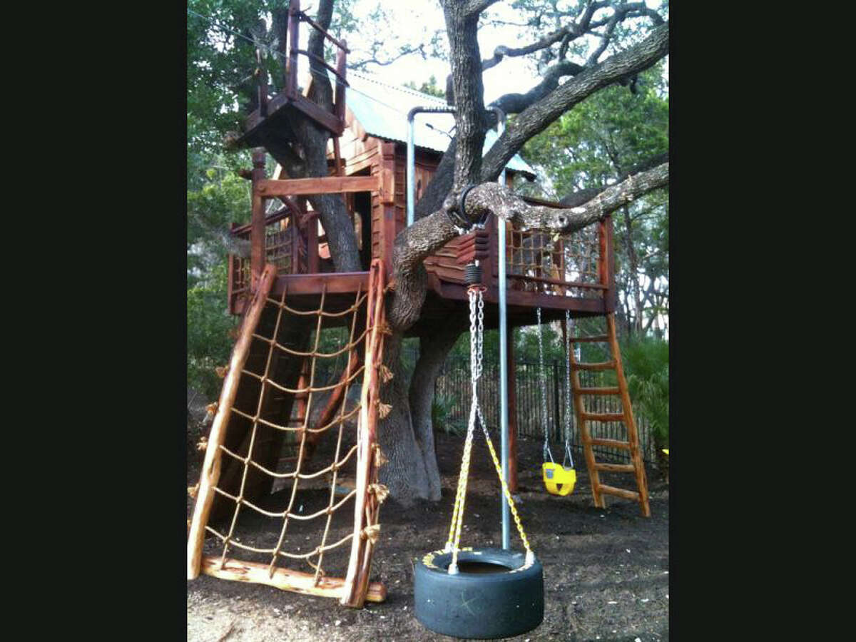 San Antoniobased treehouse builders hanging lavish hangouts in trees
