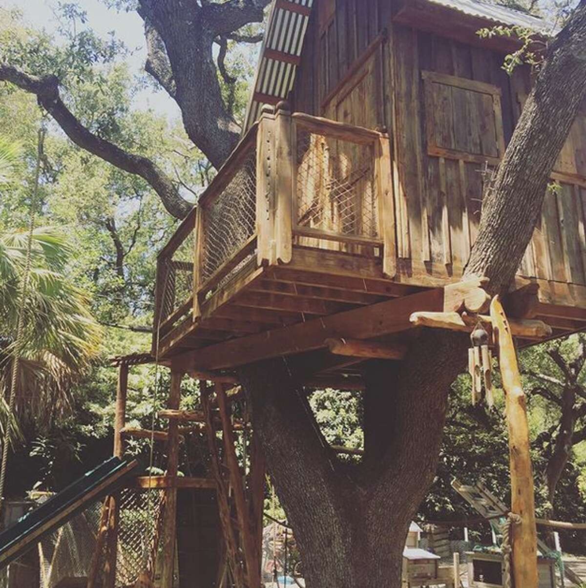 San Antoniobased treehouse builders hanging lavish hangouts in trees