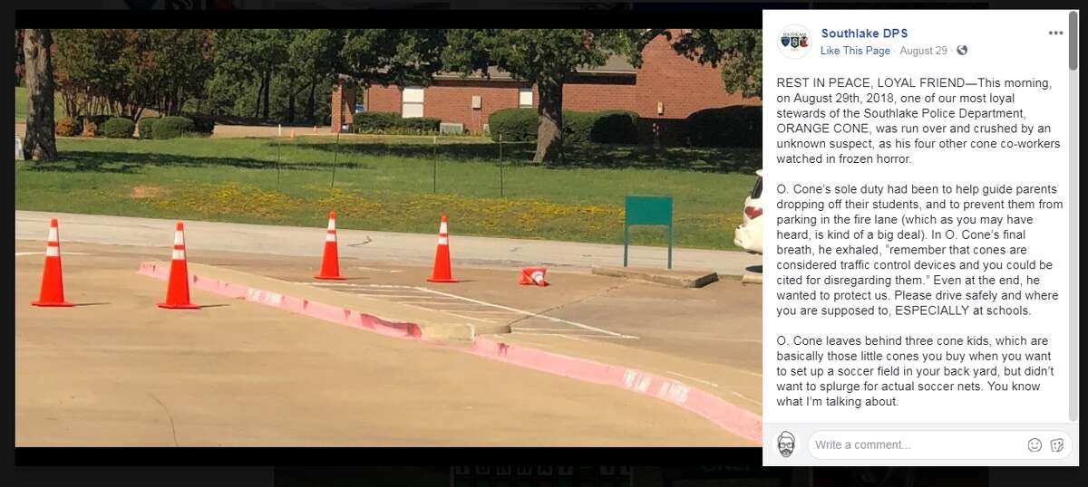 TRY NOT TO LAUGH: Dallas area police department knows how to meme The Southlake Police Department is using humor to help build its Facebook audience and help the community. >>>Swipe through and see some of Southlake's funniest posts...