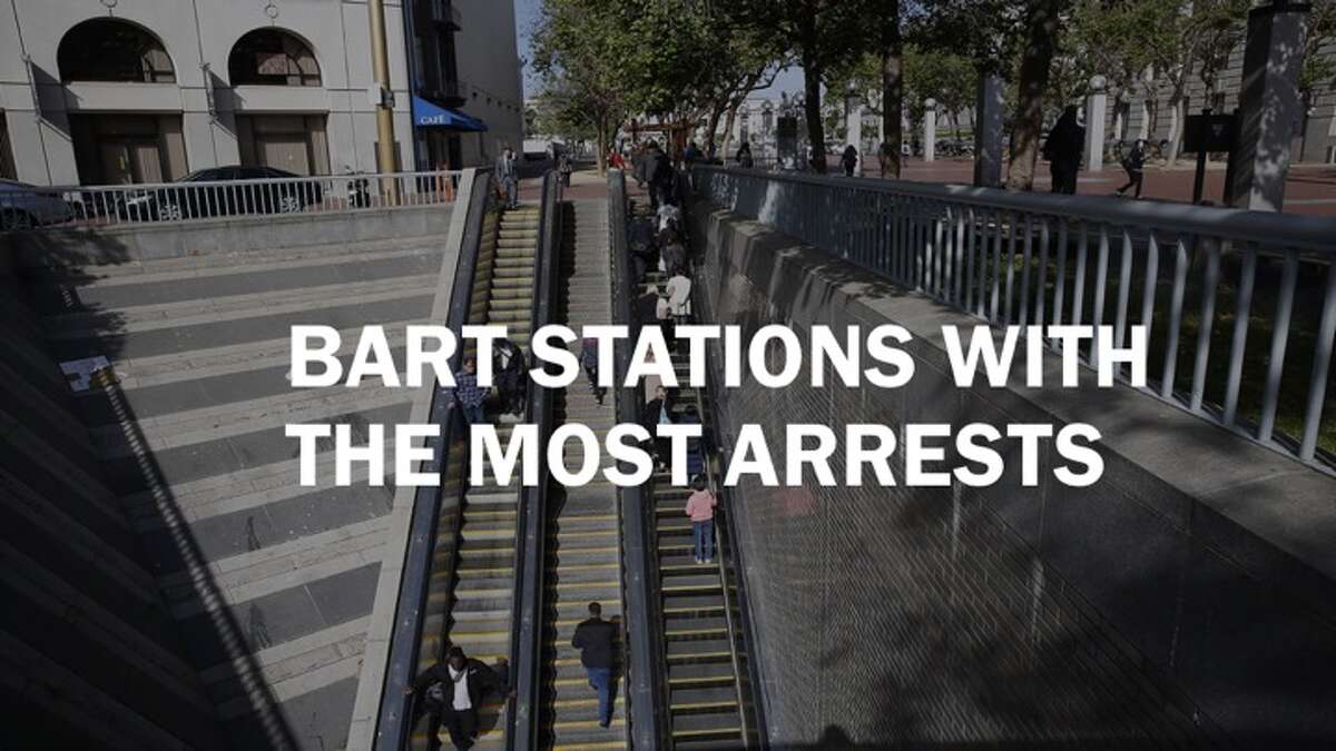 Here are the top 12 BART stations with the most arrests in 2017.