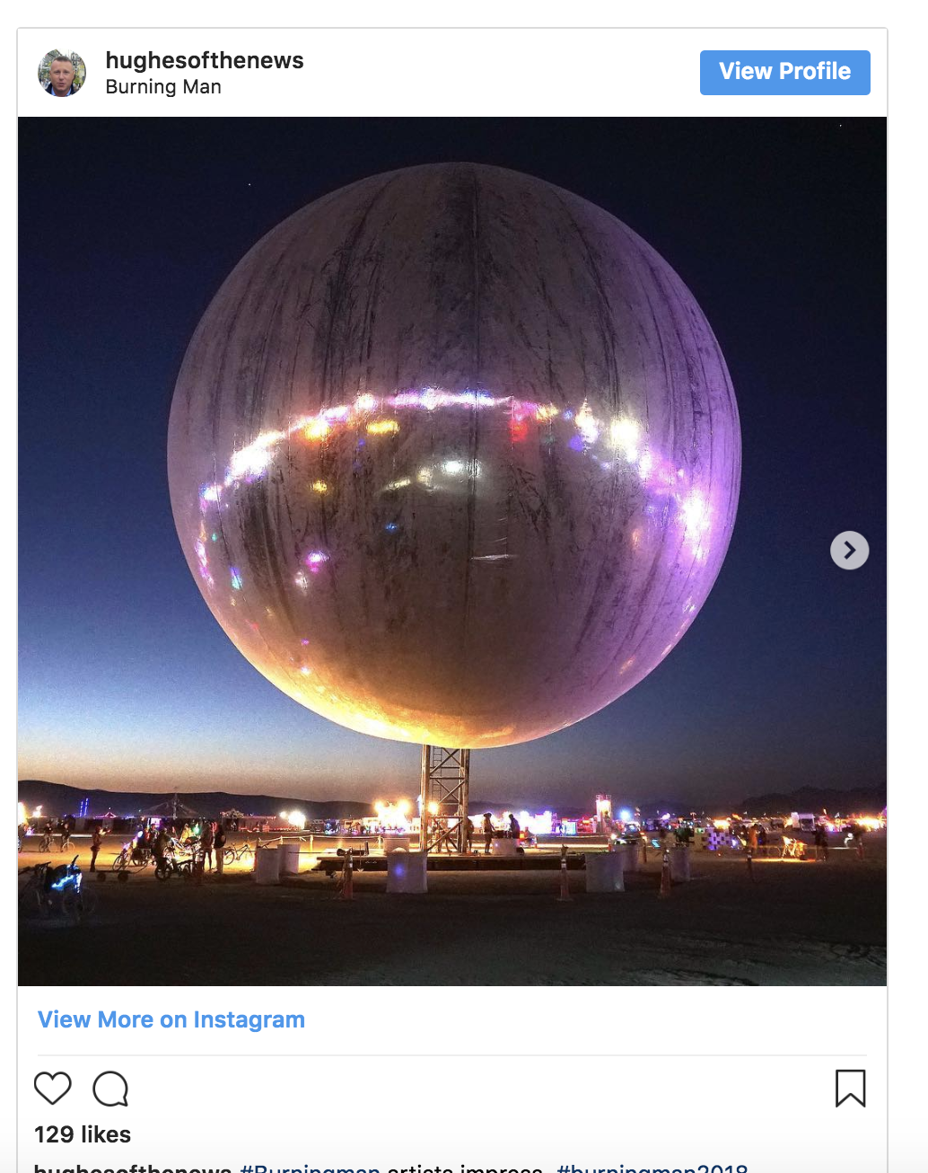 This 100-foot-tall disco ball could be the most impressive artwork at Burning Ma...