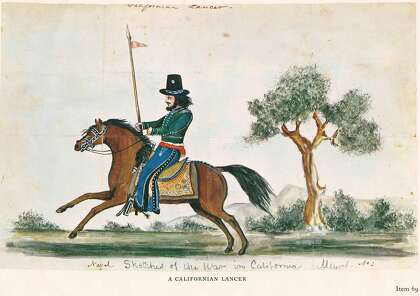 Some Californios who fought in the Bay Area battle of the Mexican-American War were armed only with lances.