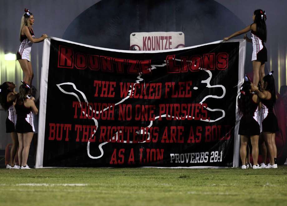 Kountze Isd Fights Back On Cheerleader Sign Ruling Beaumont