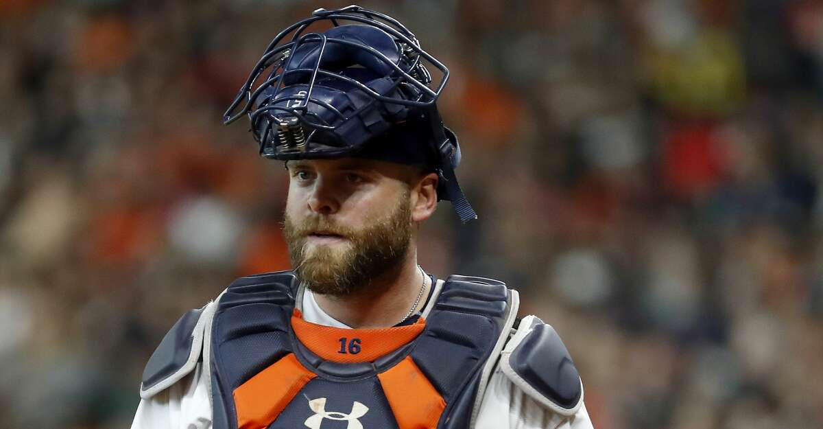 PHOTOS: Astros game-by-game Houston Astros catcher Brian McCann (16) during the first inning of an MLB baseball game at Minute Maid Park, Saturday, September 1, 2018, in Houston. Browse through the photos to see how the Astros have fared in each game this season.