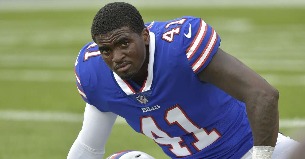 PHOTOS: Texans cut tracker Buffalo Bills cornerback Breon Borders (41) warms up before an NFL football preseason game against the Cleveland Browns, Friday, Aug. 17, 2018, in Cleveland. Buffalo won 19-17. (AP Photo/David Richard) Browse through the photos to see who the Texans have cut in preparation for the upcoming season.