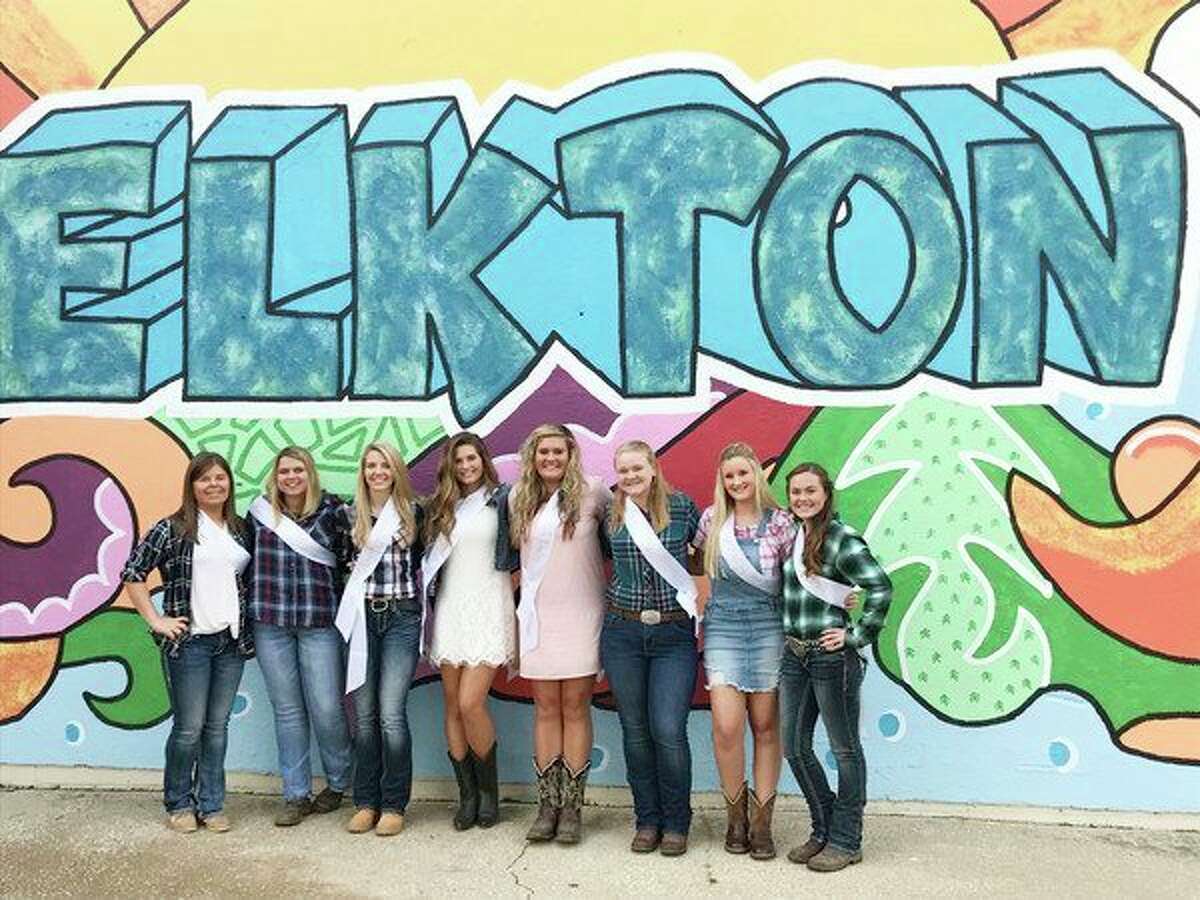 The candidates for Elkton's AutumnFest Queen were (from left): Katlin Kady, Kimberly Rowe, Tiffany White, Abigail Schuette, Kaylee Krohn, Haley McArdle, Madison Briesmeister and Raylee Jeffers. (Submitted Photo)