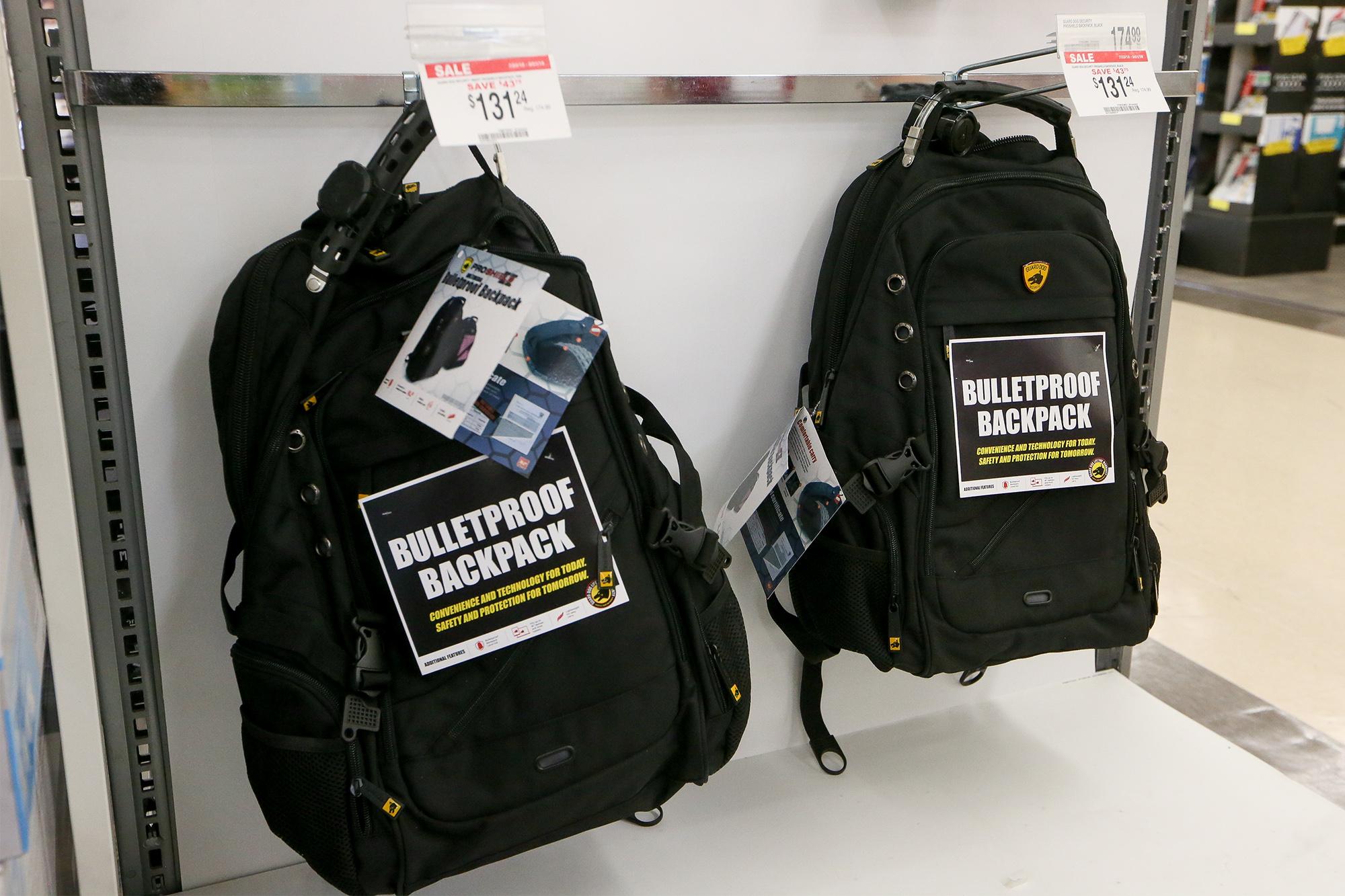 bulletproof backpack officemax