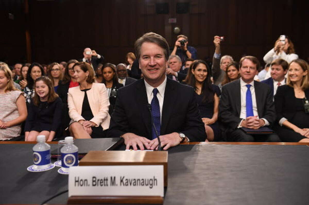 PHOTOS: A contentious hearing Supreme Court nominee Brett Kavanaugh arrives on the first day of his confirmation hearing Tuesday.  >>See how protesters interrupted the confirmation hearing...