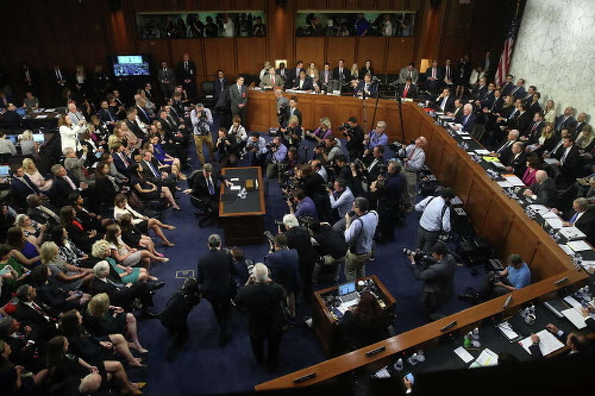 WASHINGTON, DC - SEPTEMBER 04: Supreme Court nominee Judge Brett Kavanaugh arrives for testimony before the Senate Judiciary Committee during his Supreme Court confirmation hearing in the Hart Senate Office Building on Capitol Hill September 4, 2018 in Washington, DC. Kavanaugh was nominated by President Donald Trump to fill the vacancy on the court left by retiring Associate Justice Anthony Kennedy.
