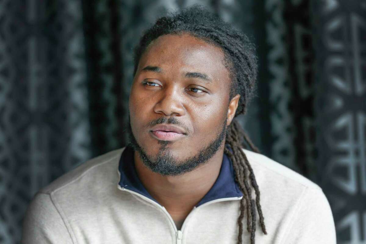 D'Onta Foreman, lost a child and talked about his experiences Wednesday, Aug. 29, 2018, in Houston. Foreman is now a big supporter of March of Dimes.
