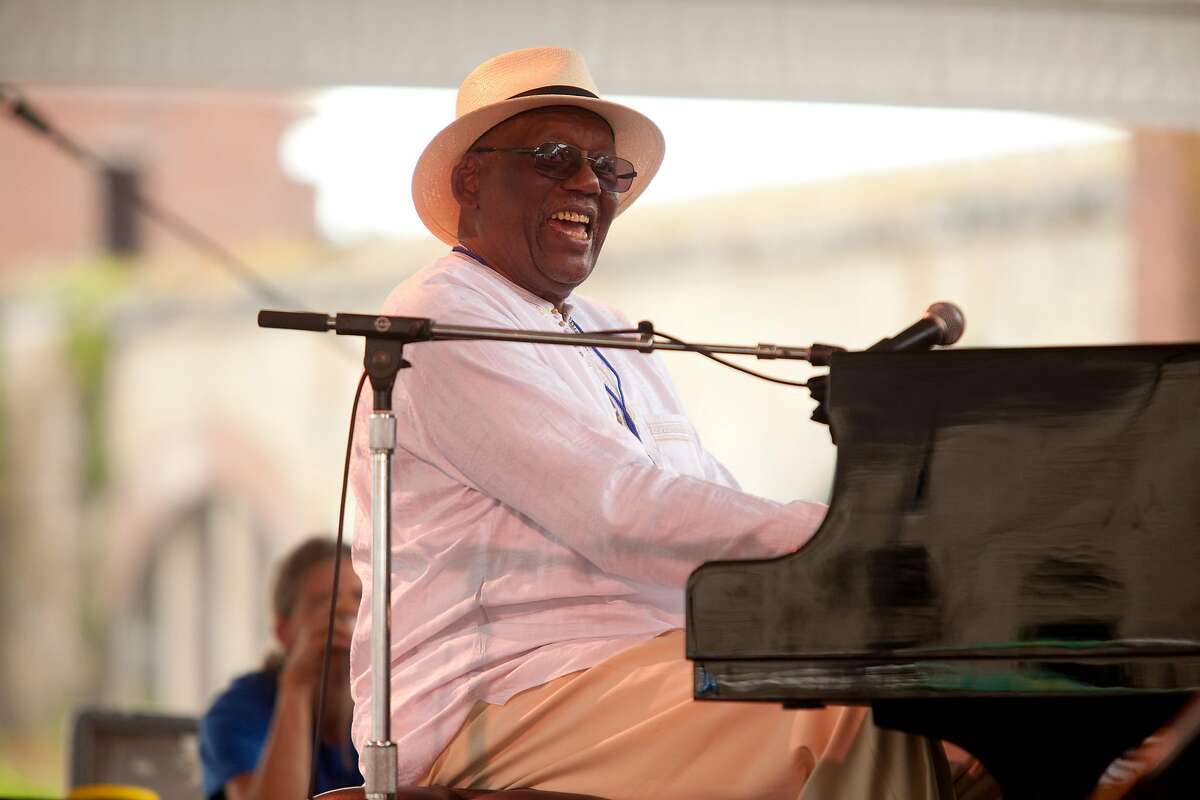 FILE -- Randy Weston performs at the Newport Jazz Festival, in Newport, R.I., Aug. 6, 2011. Weston, an esteemed pianist whose music and scholarship advanced the argument � now broadly accepted � that jazz is, at its core, an African music, died on Sept. 1, 2018 at his home in Brooklyn. He was 92. (Erik Jacobs/The New York Times)