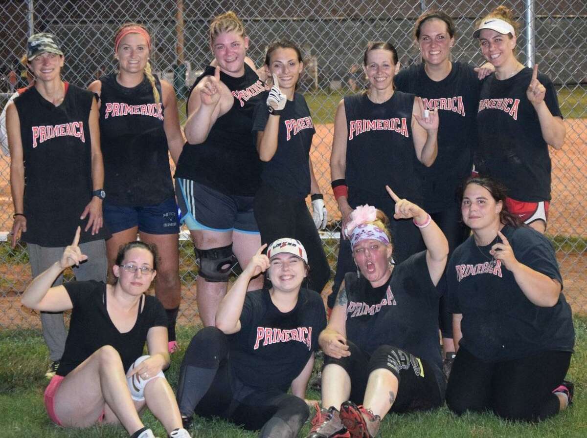 New Milford womens softball league recently wrapped up its season and crowned two team champions. The 2018 Women’s south Division Champs, Team Primerica, is shown above, from left to right, in front, Elizabeth Som, Haleigh Grinder, Amy "G" Grinder and Andrea Donzella, and in back, Pam Badoud, Kristen Sliman, Amy Novicky, Kristi Yachulke, Stephanie Schreiber, Courtney Mead, Allysa O'Neill. Missing from photo are Megan Leach, Samantha Brown and Erika McKeon.