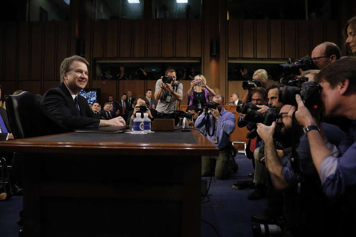 Brett Kavanaugh, U.S. Supreme Court associate justice nominee for U.S. President Donald Trump, arrives to a Senate Judiciary Committee confirmation hearing in Washington, D.C., U.S., on Tuesday, Sept. 4, 2018. If confirmed, Kavanaugh would fortify the high court's conservative majority, and spotlight the rightward march of the federal judiciary under Trump and the GOP-controlled Senate. Photographer: Aaron P. Bernstein/Bloomberg