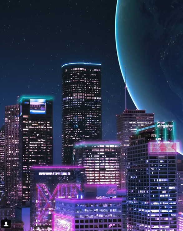 Artist transforms Houston into a real space city