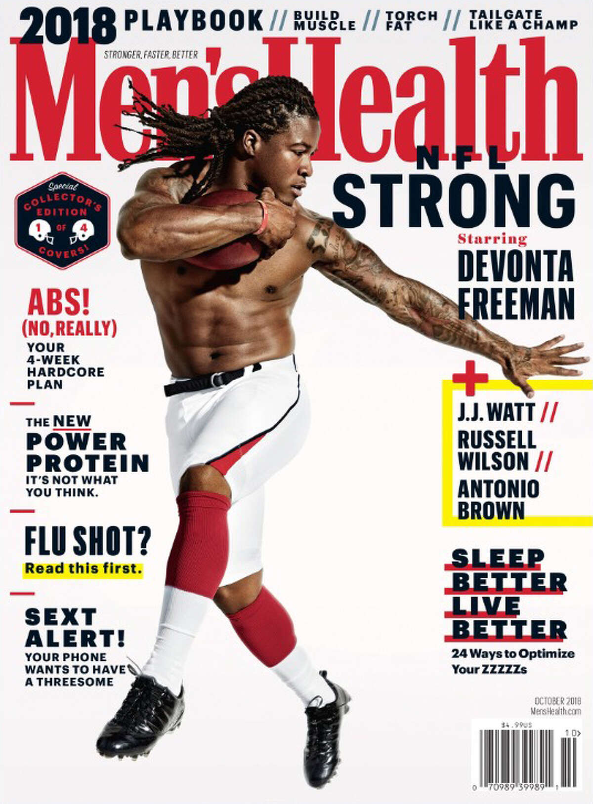 Texans' J.J. Watt appears on cover of Men's Health