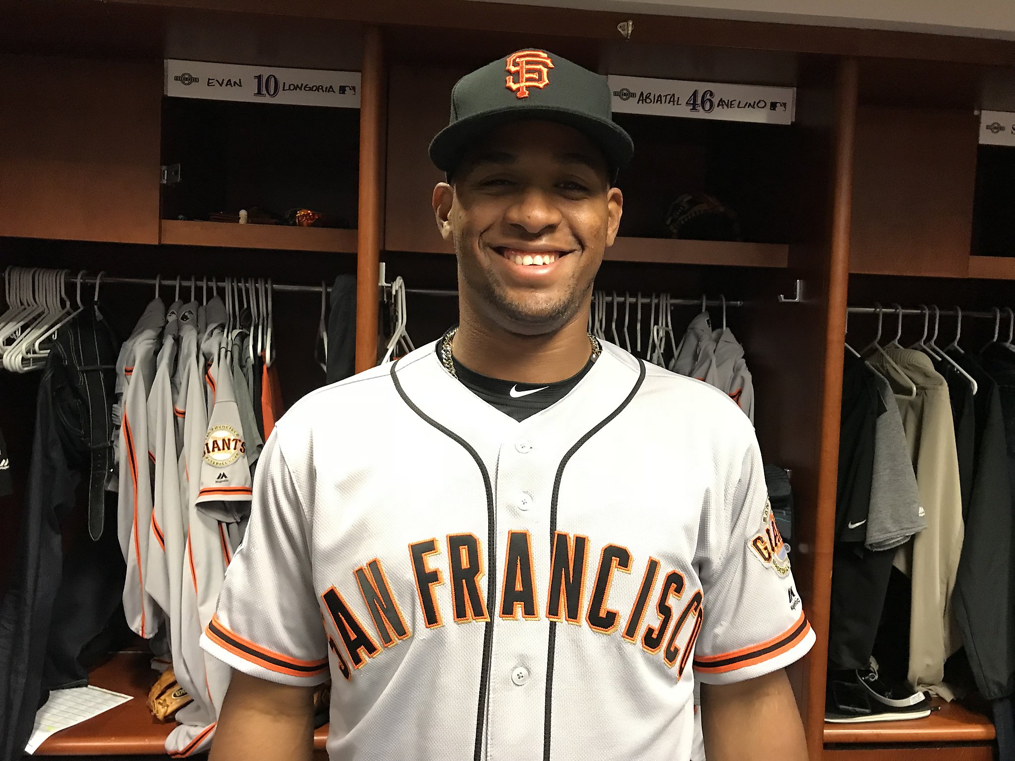 sf giants pinstripe jersey