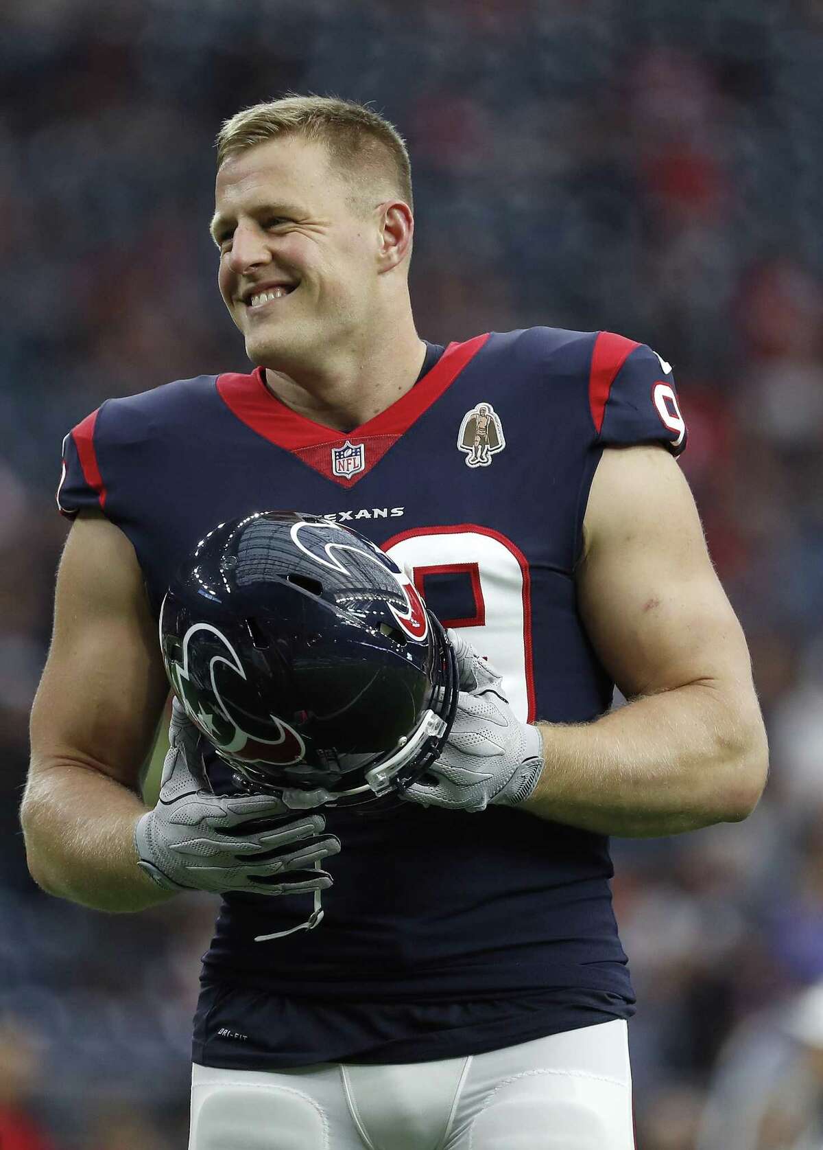 Texans' J.J. Watt on if he'll play against Patriots: 'No doubt'