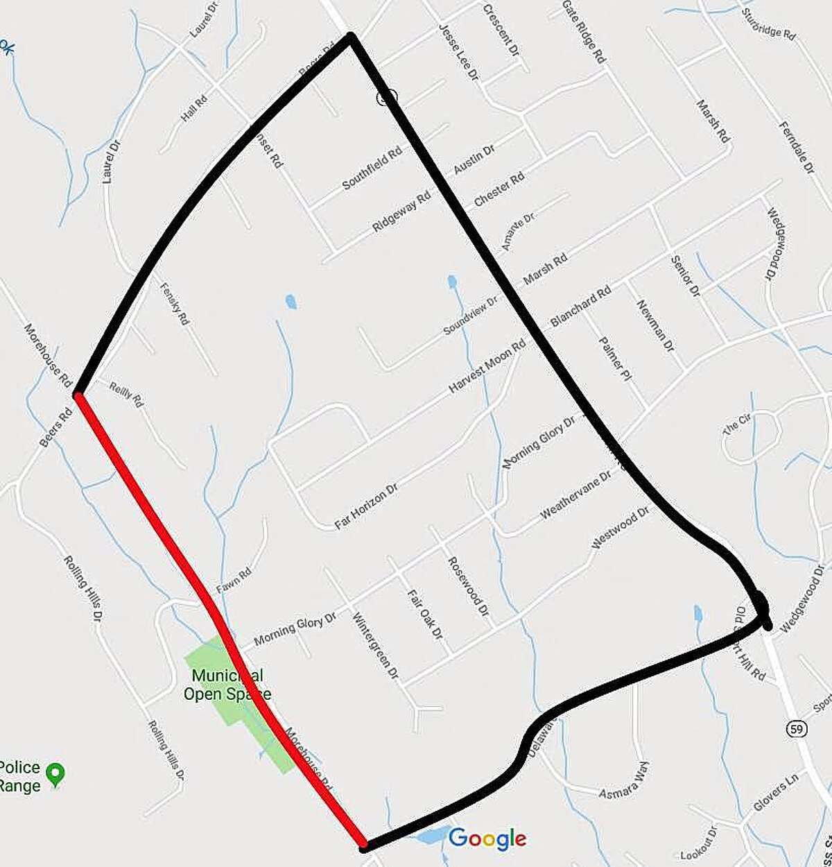 Easton PD reminds residents of Morehouse Road closure