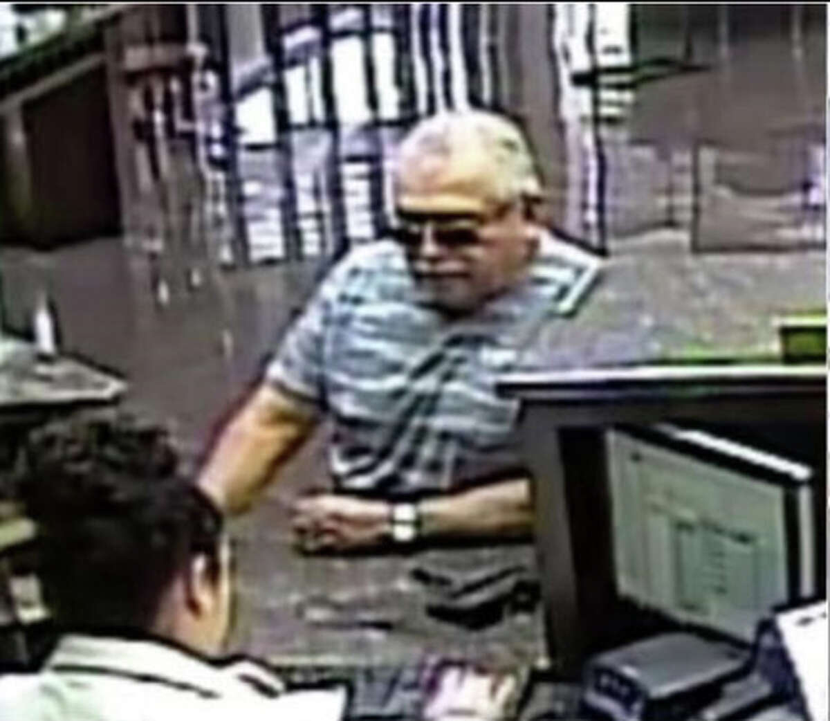 Authorities said this man is wanted for using a fictitious identification to cash multiple stolen and forged checks at a local bank.