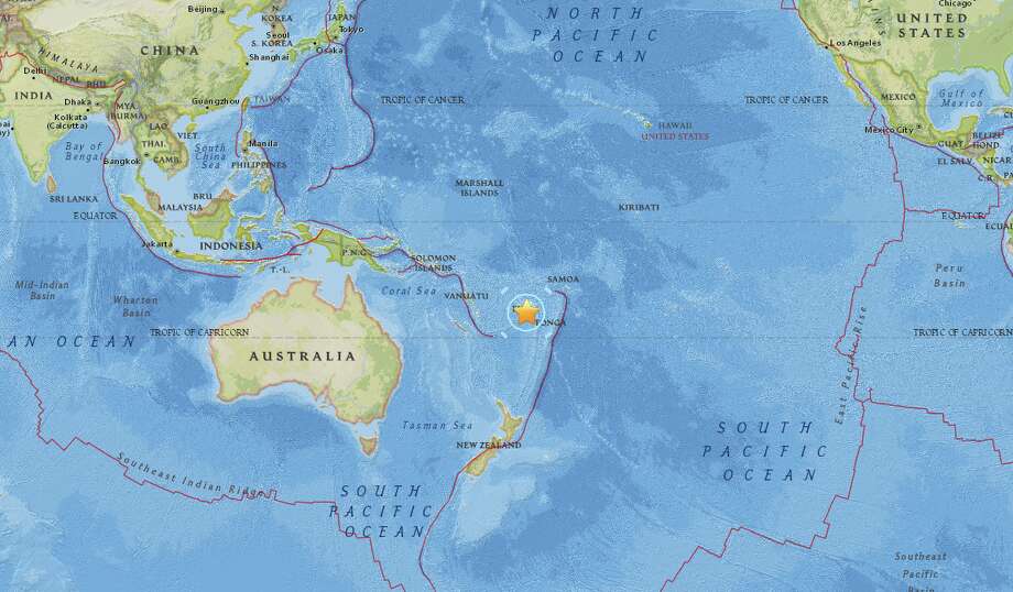 Magnitude 7.8 earthquake strikes near Suva, Fiji SFGate