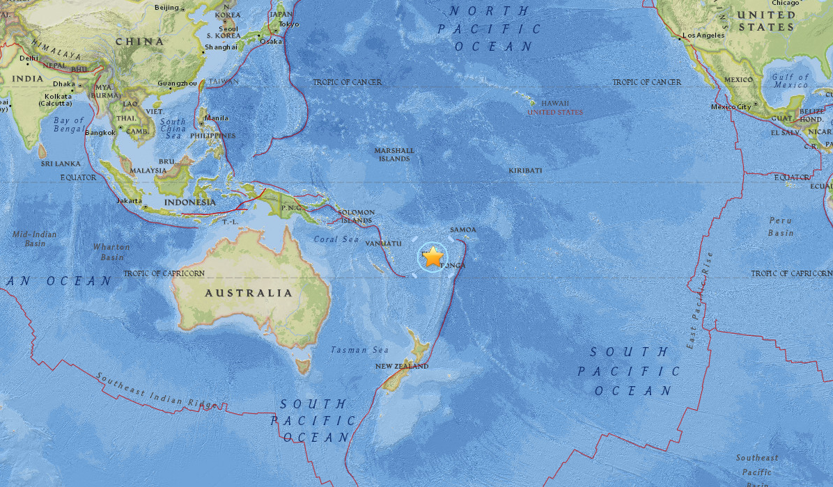 Magnitude 78 Earthquake Strikes Near Suva Fiji