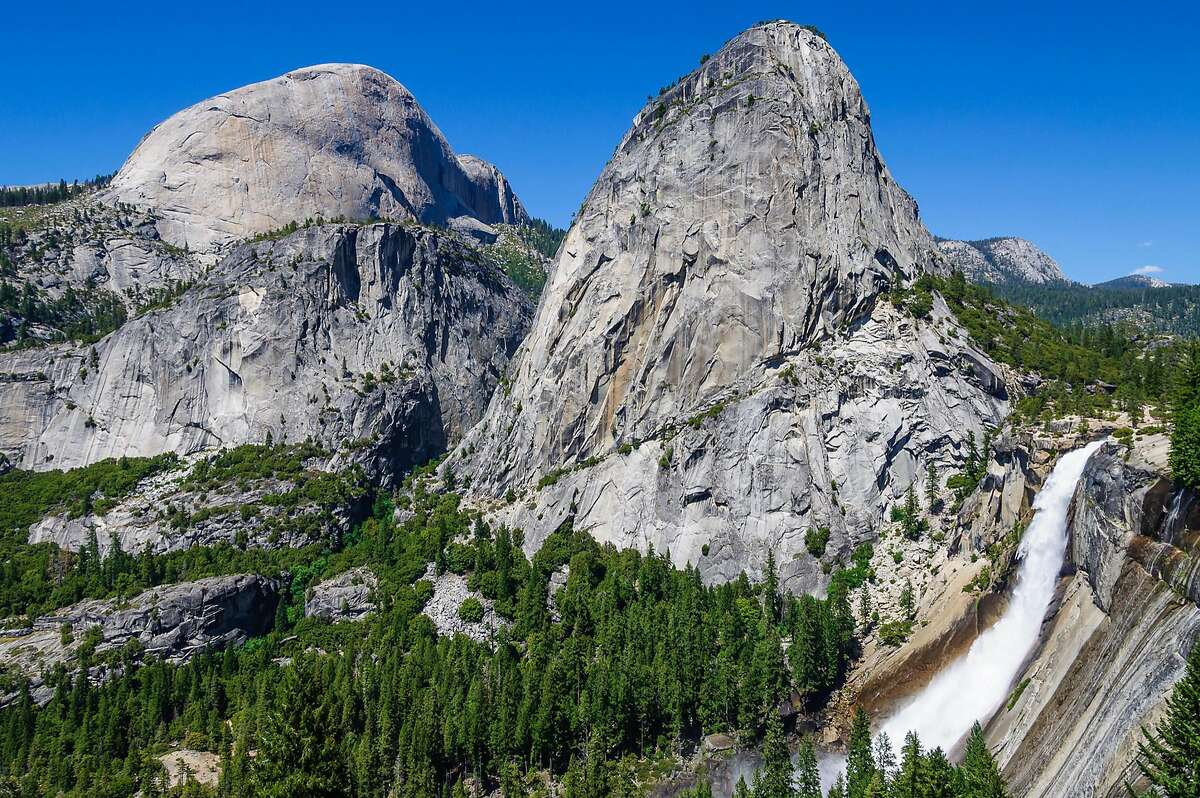 Nevada Fall in Yosemite National Park as seen on July 5, 2010. Tomer Frankfurter, an 18-year-old from Israel, died Wednesday in Yosemite National Park while reportedly trying to take a selfie. Frankfurter fell 820 feet while trying to take a photo of himself at the edge of Nevada Fall.