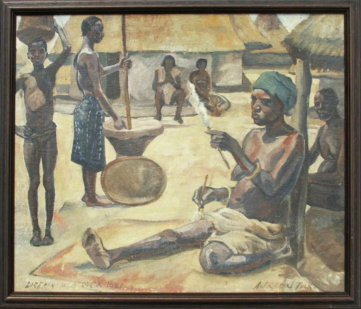 An artist’s journey: Alfred Tulk’s African sojourn inspires Fairfield ...