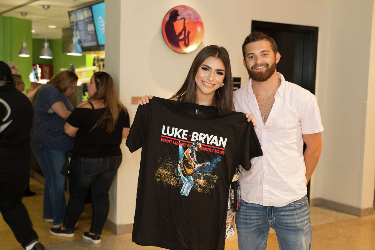 Fans gather to see Luke Bryan rock the stage at the AT&T Center on September 6, 2018