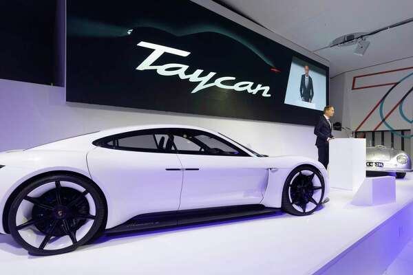 Tesla And Oil Companies Lose Market Share As Luxury Brands Roll Out 1of15in This Aug 6 2018 Photo Provided By Porsche Ag Oliver Blume Ceo Of Speaks Next To The Taycan During Ceremonial Opening 70