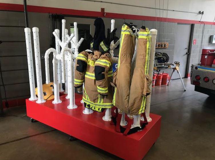 Woodlands firefighter invents unique uniform dryer Houston Chronicle
