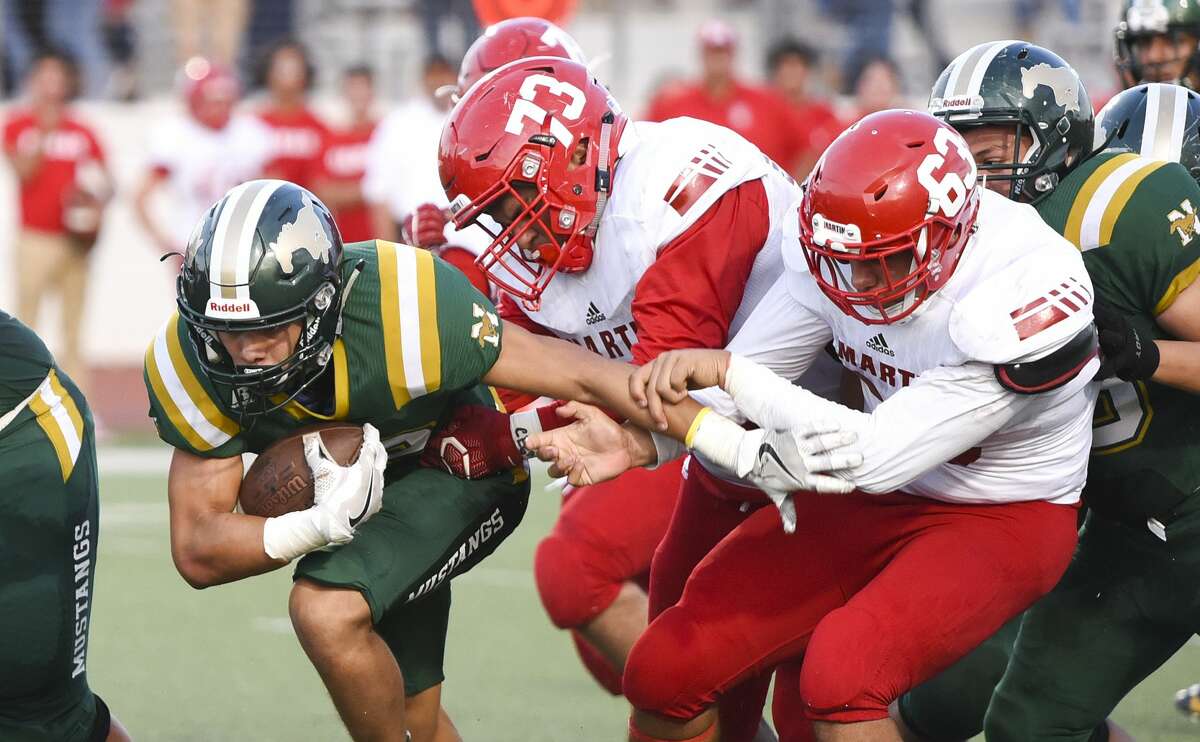Nixon High School played against rivals Martin High School at Shirley Field on Friday, Aug. 31, 2018.