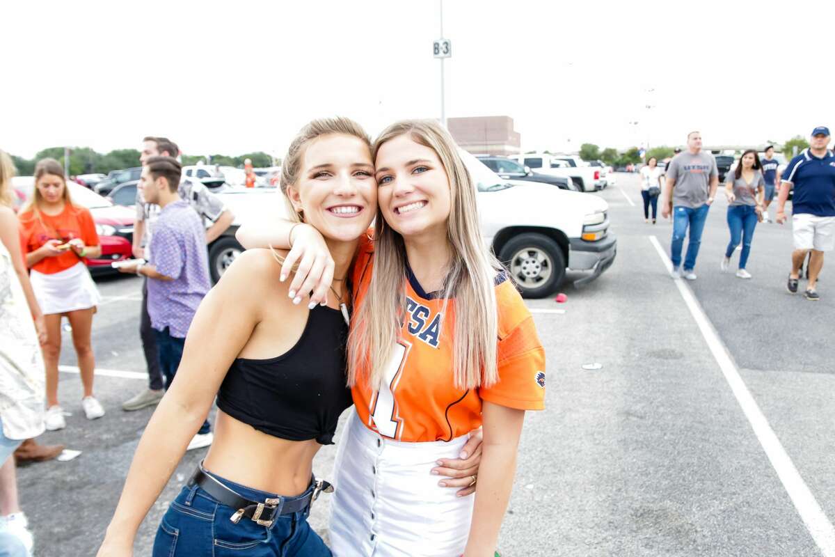 University of Texas at San Antonio fans enjoy pregame festivities before the football game against the Baylor Bears on Saturday, Sept. 8, 2018.