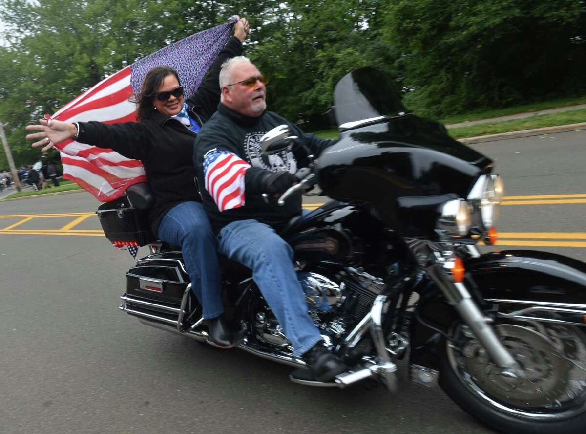 The 18th Annual CT United Ride on Sunday September 9, 2018 where around 2,000 motorcycle riders took part in Connecticut's largest annual 9/11 tribute riding from Norden Park in Norwalk Conn. through Fairfield County to finish at Bridgeport's Seaside Park.