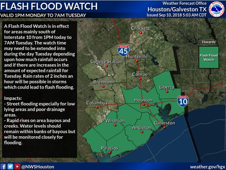 Houston area braces for more wet weather, possible flooding