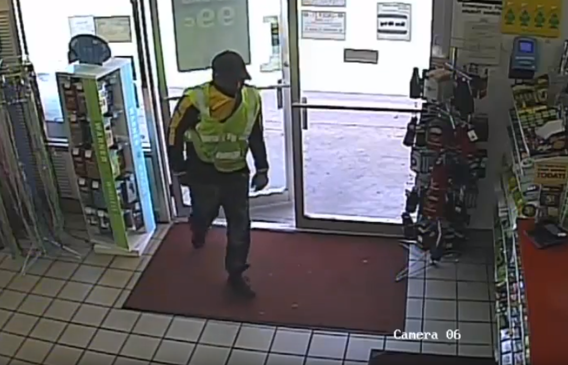 Surveillance Video Shows Houston Robbery Suspect Pistol Whip Store Clerk 0219