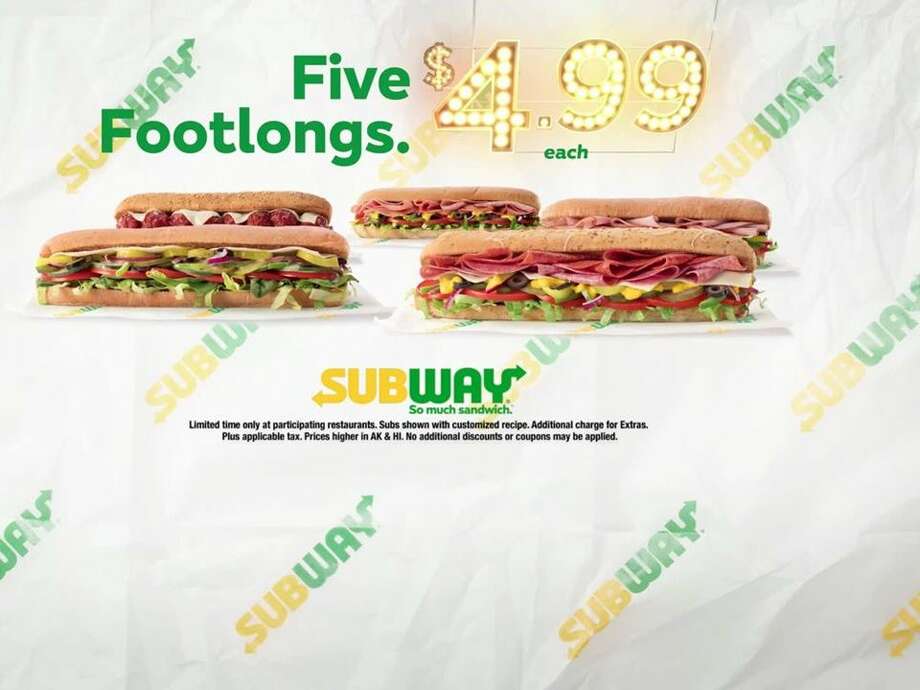 Subway could get rid of his sandwiches worth $ 5 Photo: Buisness Insider