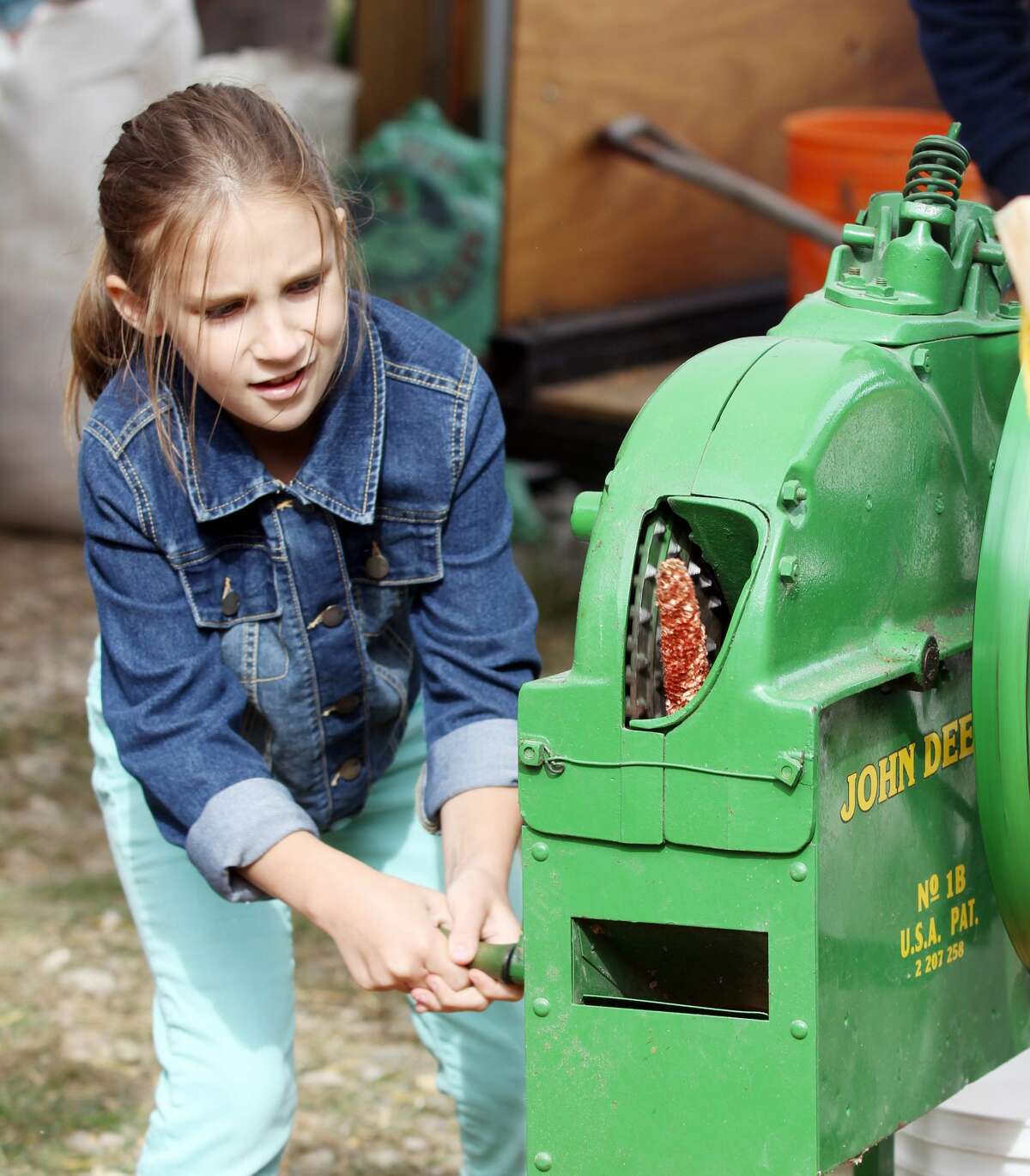 Fall Family Days featured a variety of old fashioned exhibits at the Octagon Barn including gas engines, a sawmill, field work, threshing, a blacksmith shop, an apple cider mill, a sugar shack, a grain elevator and much more.