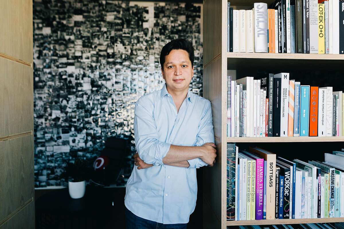 Ben Silbermann, the chief executive of Pinterest, in San Francisco, Aug. 31, 2018. Pinterest has rejected Silicon Valley’s aggressive, hype-driven way of doing business. But its slow-and-steady approach has long frustrated some investors. (Anastasiia Sapon/The New York Times)