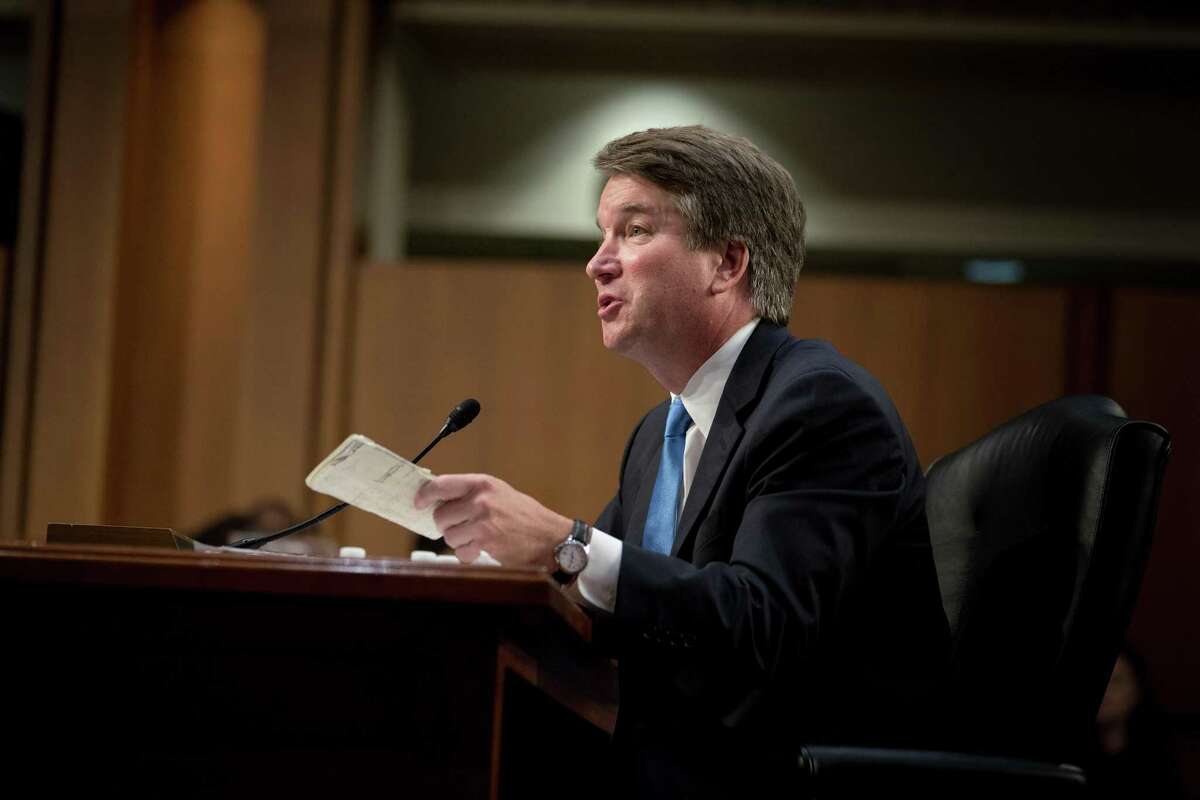 Judge Brett Kavanaugh, President Donald Trump's Supreme Court nominee, during his Senate Judiciary Committee confirmation hearing, on Capitol Hill Sept. 5.Kavanaugh has stated that affirmative action policies depart from the protections of the 14th Amendment.