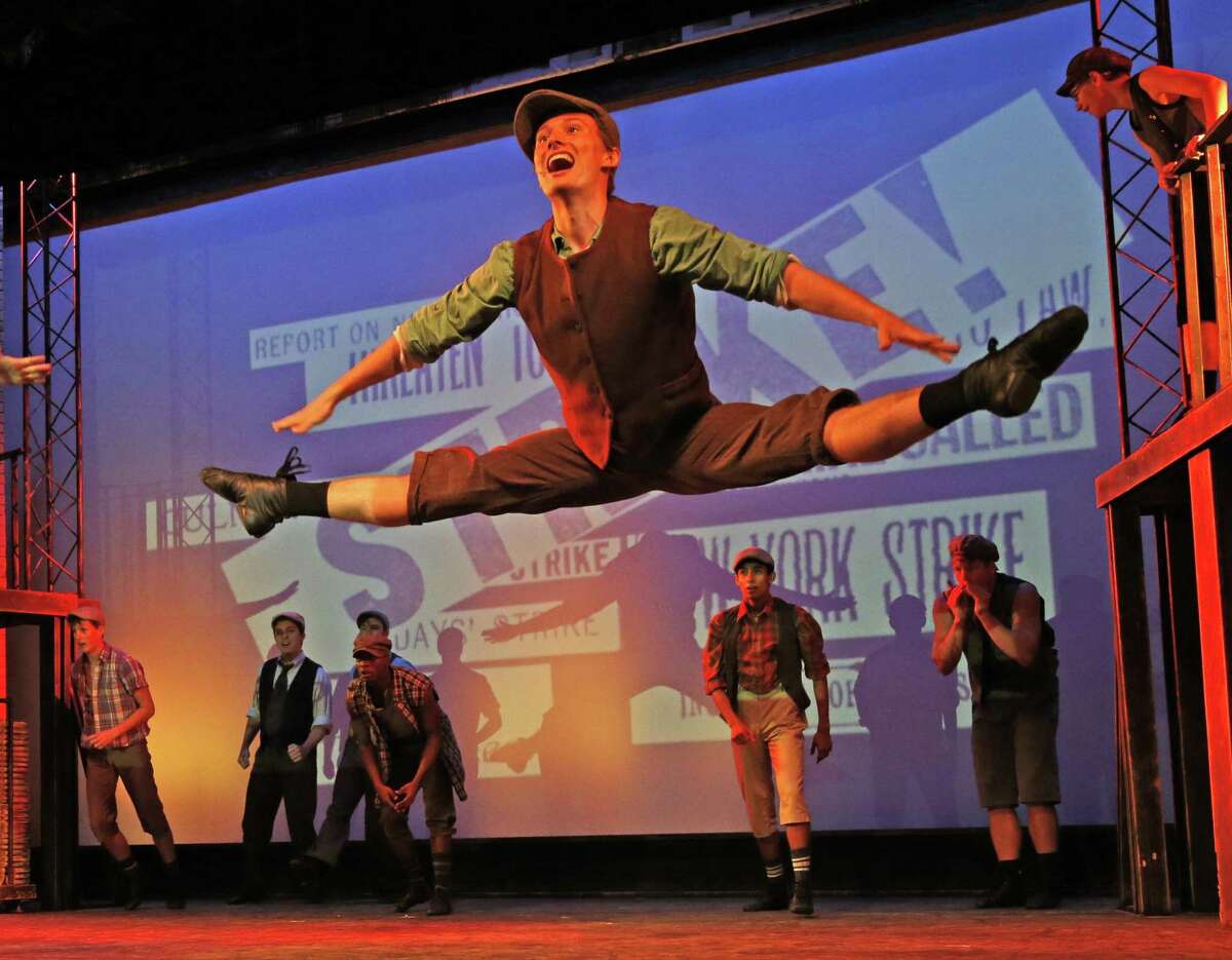 “Disney’s Newsies” — which choreographer Courtnie Mercer described as “a huge dance show” — is in rehearsals at The Public Theater of San Antonio. The show opens Friday.